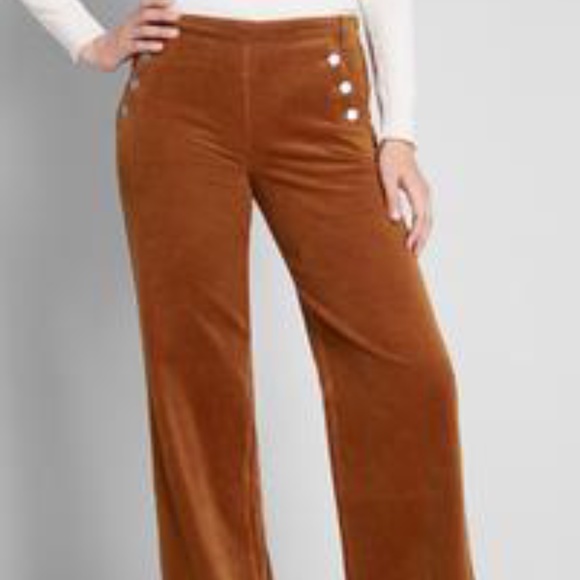 Modcloth Pants - ModCLoth Wide Leg Corduroy Pant Size 18
